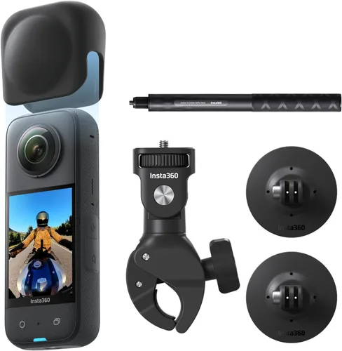 Miniatura 13 de Insta360 X3 - Cámara 360 impermeable, sensores 1/2 pulgada 48 MP, video HDR activo 5.7K 360, foto de 72MP 360, lente única 4K, modo Me 60 fps