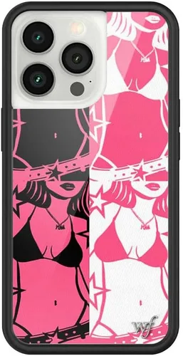 Miniatura 26 de Fundas Wildflower - Compatibles con Apple iPhone 13 Pro Protector de goma negro, certificado de prueba de caída de 4 pies, propiedad de mujeres