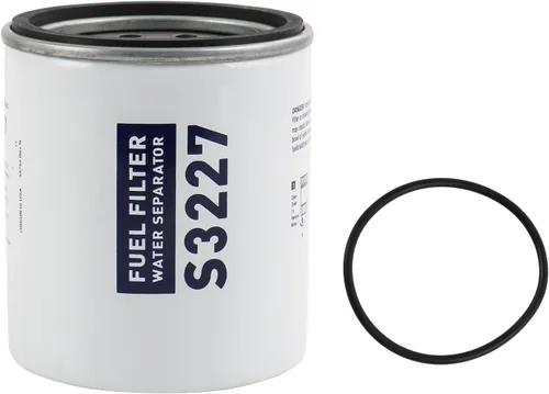 Miniatura 13 de S3227 Filtro de combustible Separador de agua de repuesto para motor fueraborda marino Mercury con púas de 3/8 pulgadas x 1/4 pulgadas NPT