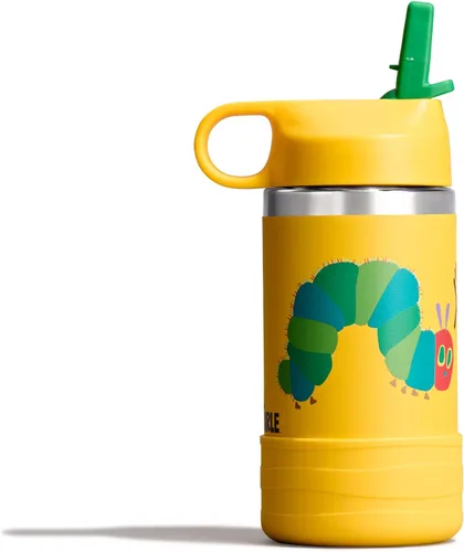 Miniatura 26 de Hydro Flask Botella de agua para niños para la escuela, acero inoxidable y aislada con tapa de pajita, 18 onzas en dalia Dahlia