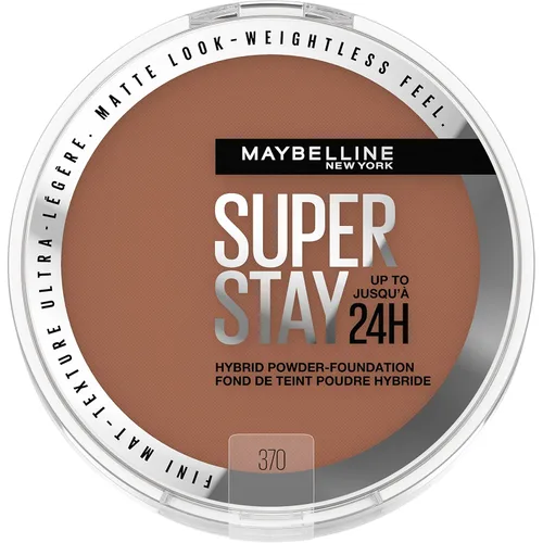 Miniatura 27 de Maybelline Super Stay Hasta 24HR Base en Polvo Híbrida, Maquillaje de Cobertura Media a Completa, Acabado Mate, 220, 1 Unidad SUPERSTAY POLVO 220