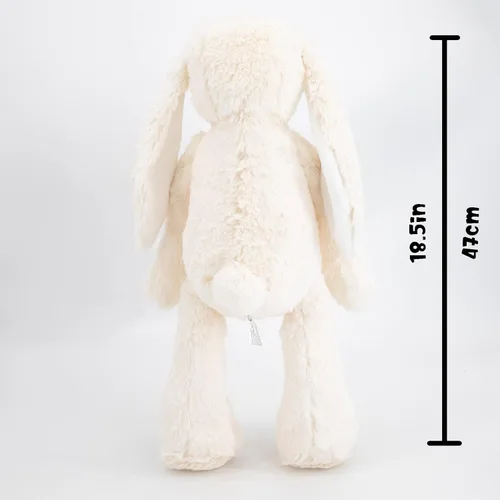 Miniatura 2 de Animales de peluche de conejo, rellenos de cesta de Pascua, bonito conejo para dormir, regalos abrazables para niños, 18.5 pulgadas