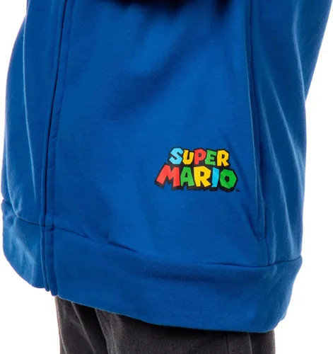 Miniatura 3 de Seven Times Six Super Mario - Sudadera con capucha para niños, de manga larga, con cremallera, sudadera con capucha