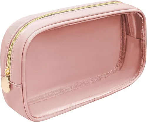 Miniatura 12 de KOTORA Bolsa de maquillaje transparente, bolsa de cosméticos, pequeña bolsa pequeña, bolsa de aseo aprobada por la TSA, bolsas de aseo