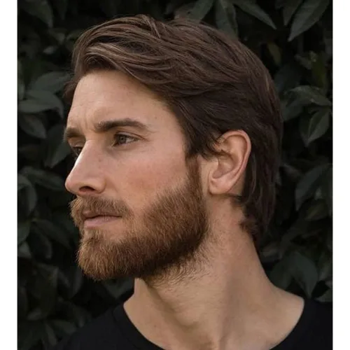 Miniatura 16 de Peluca de piel ultrafina de 0.003 in para hombres, 100% cabello humano virgen europeo, pelucas de repuesto de cabello humano real, 8x10 pulgadas, #1
