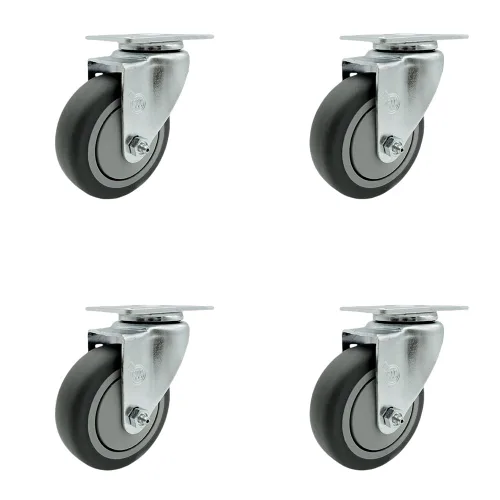 Miniatura 13 de Service Caster Marca – Compatible con/reemplazo para – Carritos de limpieza de conserje – Se adapta a la mayoría de carritos de limpieza Rubbermaid