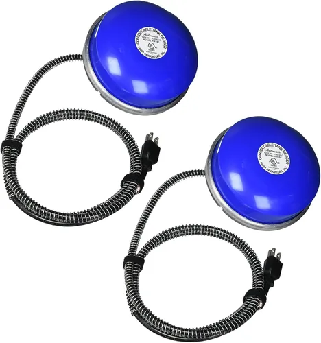 Farm Innovators, Inc. descongelador convertible de 1250 vatios para tanque flotante y sumergible de aluminio, con cable a prueba de mordiscos y