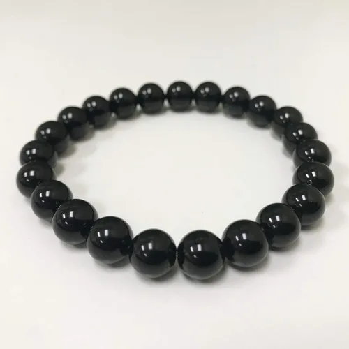 Miniatura 616 de Gem Avenue Handmade Round Bead Stretch Bracelet Unisex Natural Stone Beaded Jewelry for Men & Women, Elastic Wristband for Daily Wear