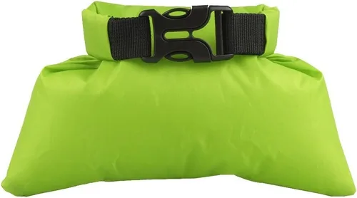 Miniatura 6 de Juego de 3 bolsas secas impermeables para guardar cosas al aire libre, para kayak, playa, rafting, barco, surf (verde)