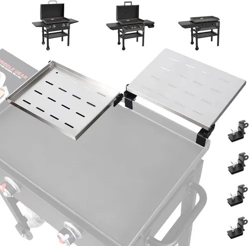 Miniatura 17 de Utheer 13.4''-25.2'' Estante de calentamiento, acero inoxidable Compatible con modelos de quemadores 2 y 3 y 4, compatible con 463347017