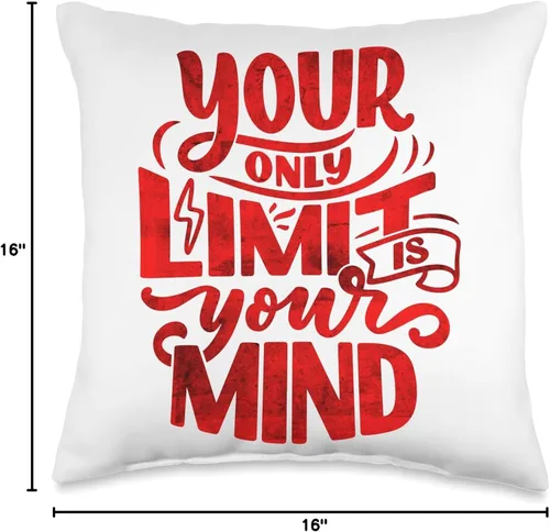Miniatura 4 de DO YOU? LOVE YOU? Self Esteem, Motivation & Help Your Only Limit is Your Mind Self Help Esteem Love & Support - Almohada de 16 x 16 pulgadas