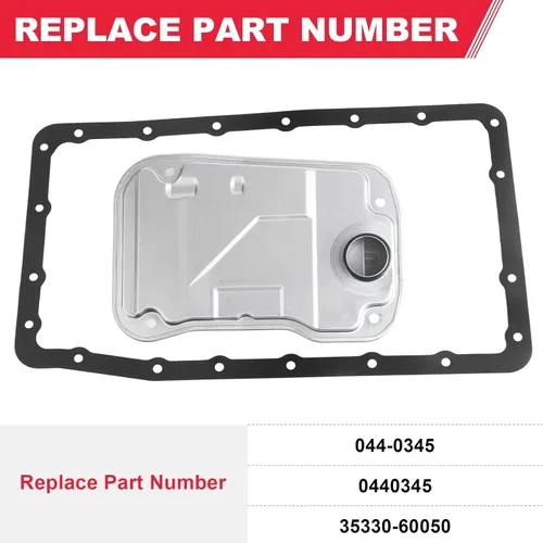 Miniatura 2 de 044-0345 Filtro de transmisión automática con junta para transmisión A750E A750F - Toyota 4Runner Lexus GX470 LX470 Tundra Replaces# 0440345