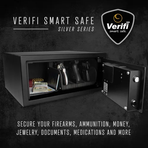 Miniatura 2 de Caja fuerte biométrica Verifi Smart Safe S5800 con sensor de huella dactilar certificado por el FBI