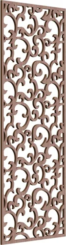 Miniatura 30 de Wheatland Paneles de pared decorativos de madera con calado, 9 3/8 pulgadas de ancho x 24 3/8 pulgadas de alto x 1/4 de alto, nogal