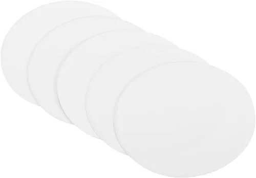 Miniatura 24 de PATIKIL Papel de cartón redondo de 5.9 pulgadas, 25 unidades de círculos de disco en blanco para decoración de fiestas, manualidades, manualidades