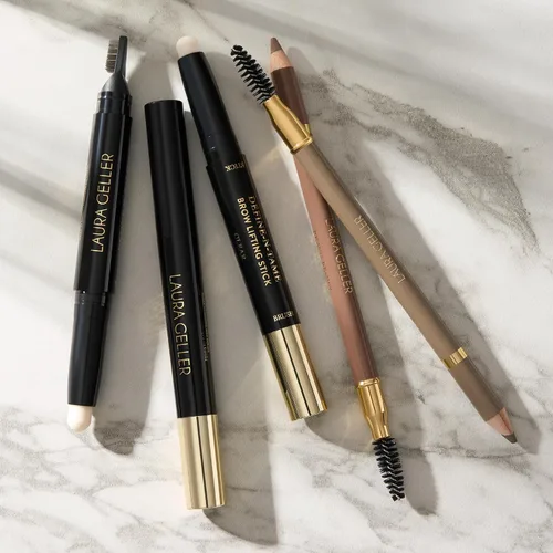 Miniatura 9 de LAURA GELLER NEW YORK Bravo Brows - Lápiz suave + cepillo, color rubio