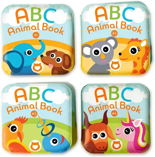 Libros flotantes de baño para bebés. Juguetes de baño de aprendizaje para niños. Juguetes de baño impermeables para niños. Juguetes de baño