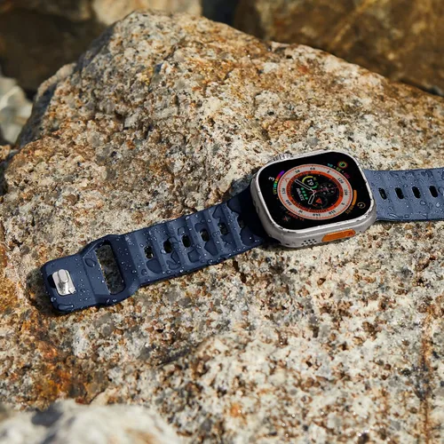 Miniatura 4 de Correa deportiva compatible con Apple Watch Ultra 2 Band de 1.929 in 1.811 in 1.772 in 1.732 in 1.654 in para hombres, correas de silicona suave