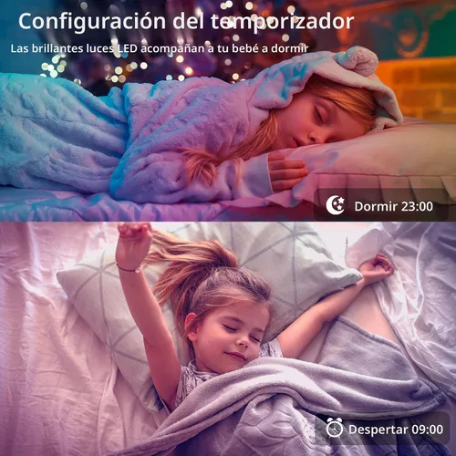 Miniatura 4 de Ledagic Luces LED para dormitorio de 50 pies con sincronización de música que cambian de color, tira de luces LED con control remoto y aplicación