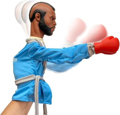 Toynk Rocky Reachers Clubber Lang - Juguete de marioneta de boxeo de 13 pulgadas | Coleccionables de películas retro de los 80