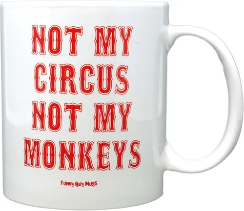 Miniatura 5 de Funny Guy Mugs Calm You Shall Keep And Carry On You Must - Taza de café de cerámica de 11 onzas, taza de café divertida ideal para mujeres y Calma