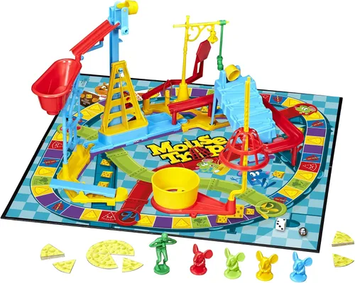 Miniatura 2 de Hasbro Gaming Juego de Mesa Mouse Trap para Niños de 6 Años en Adelante, Juego Clásico para 2-4 Jugadores, con Configuración más Fácil que