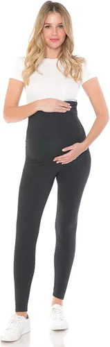 Miniatura 6 de Leggings Depot - Leggings de maternidad para mujer, sobre el vientre, mallas de yoga casuales para embarazo