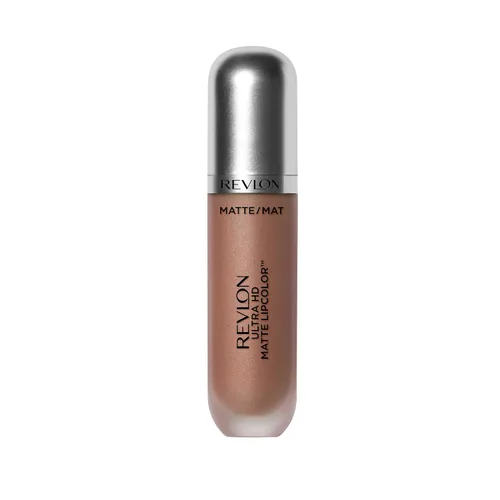 Miniatura 5 de Revlon Ultra HD Matte Lipcolor, lápiz labial líquido mate ligero aterciopelado en rosa, Devotion (600), 0.2 onzas