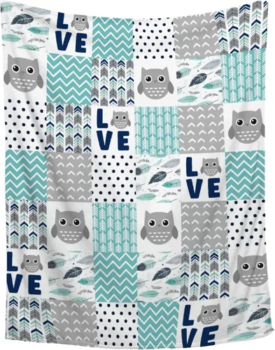 Miniatura 24 de Manta de conejo personalizada para niños y niñas, manta de bebé ultra suave, regalo personalizado, decoración de manta con nombre, 30 x 40 pulgadas