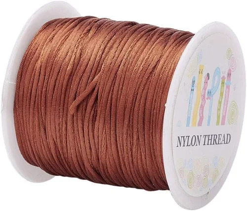 Miniatura 38 de Elecrelive - Cuerda de nailon de 200 yardas para pulseras, 200 yardas, cuerda de nailon para pulseras, 20 colores para collar, pulsera, joyería
