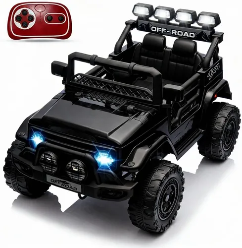 Miniatura 11 de GarveeLife Auto de paseo para niños de 12V, juguete para niños de 37 a 96 meses, camión eléctrico con velocidad máxima de 5 MPH, control remoto