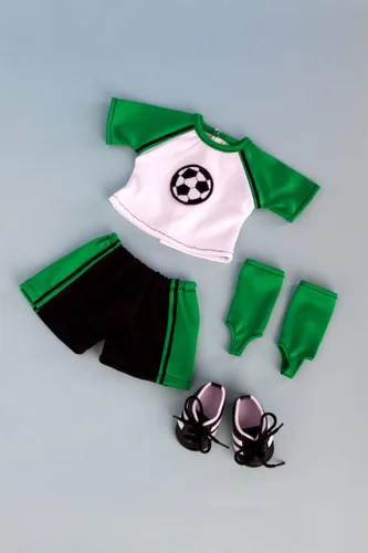 Miniatura 7 de Soccer Girl - Traje de fútbol de 4 piezas - Camisa, pantalones cortos, calcetines y zapatos - Ropa para muñecas de 18 pulgadas (toll no incluido)