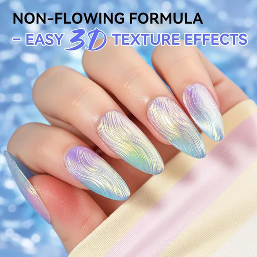 Miniatura 5 de Makartt Arte de Uñas en Gel 3D: Gel de Escultura 3D para Arte de Uñas, Polvo de Uñas Cromado Espejo, Esmaltes en Gel, Tallado, Pintura Metálica 3D