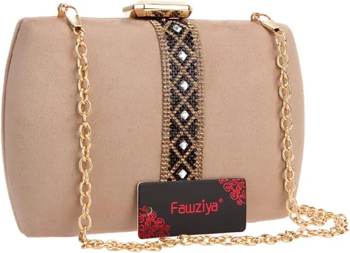 Miniatura 6 de Fawziya Velvet Diamonds - Bolsos de noche para mujer
