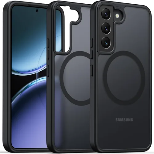 Miniatura 44 de Oterkin Funda magnética para Samsung Galaxy S24 Ultra mate, funda para teléfono S24 Ultra compatible con MagSafe, esmerilada, translúcida, a prueba