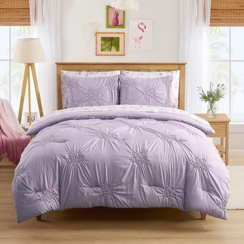 Miniatura 14 de Juego de ropa de cama para niños en una bolsa para niños y niñas, juego de sábanas impresas y edredón, individual, Waterbury Marble Mármol Waterbury