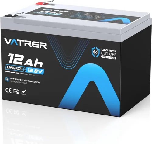 Miniatura 13 de Batería LiFePO4 de litio de 12 V 300 Ah con monitoreo de aplicación, batería de arranque recargable BMS de 200 A, protección de temperatura