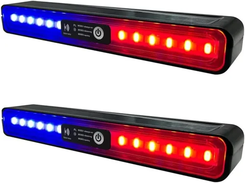 Miniatura 9 de Aolyty Luces solares para exteriores, 3 modos de iluminación, luces estroboscópicas solares IP65, impermeables, luces de advertencia solares