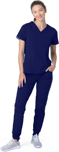 Miniatura 4 de Urbane Impulse 9108 - Camiseta quirúrgica con cuello en V para mujer