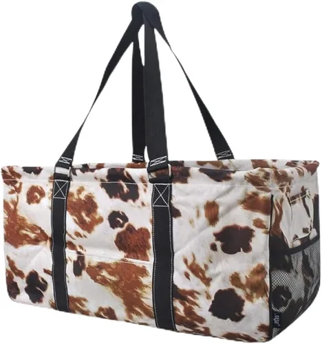 Miniatura 8 de NGIL Bolsa de comestibles reutilizable extra grande plegable de gran tamaño para comestibles, almacenamiento, picnic, playa, Flecha-negro