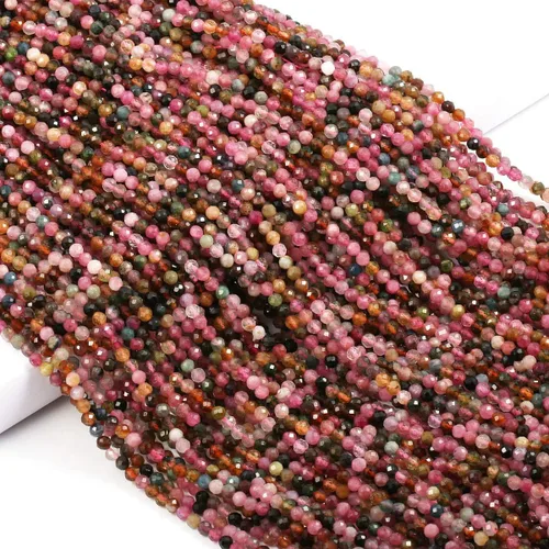 Miniatura 5 de Cuentas de amatista facetadas naturales, piedras naturales, cuentas sueltas para hacer joyas, pulseras y collares