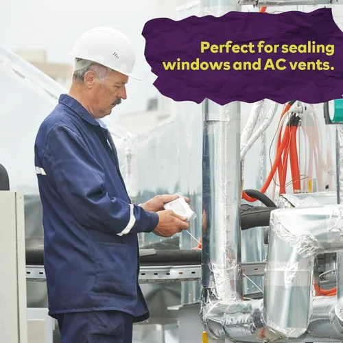 Miniatura 7 de ATack Cinta adhesiva reflectante de papel de aluminio, 2 pulgadas x 75 pies, 3.6 mil, cinta HVAC de aluminio de alta temperatura y resistente