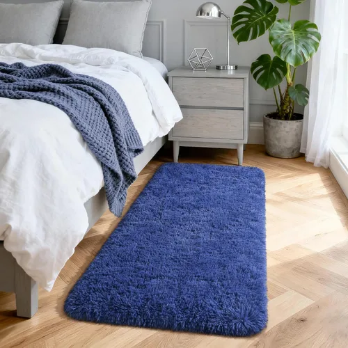 Miniatura 81 de Merelax Alfombra Moderna Suave y Esponjosa Shaggy para Dormitorio Sala de Estar Decoración de Sillas Pequeñas Alfombras Tapetes para Pies Piso, Verde