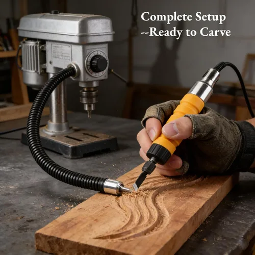 Miniatura 6 de AUNMAS Cuchillo de grabado de cincel eléctrico para carpintería, accesorios de herramienta para carpintería y grabador, 5 cuchillas y 1 llave