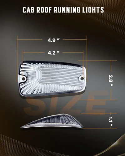 Miniatura 6 de CCIYU 5x Lámpara indicadora para techo de cabina humo + 5x focos LED Blanco T10 194 W5W 168 para Chevy GMC 1988 – 2000 Chevrolet 1988 – 2000 GMC