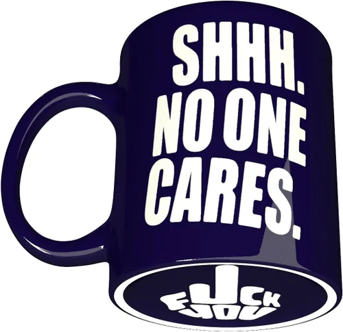 Miniatura 6 de Taza de cerámica grabada - SHHH. A Nadie le importa con divertido diseño de fondo - Taza de café de regalo sarcástica divertida