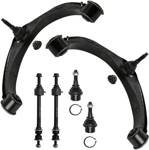 Miniatura 78 de Detroit Axle - Kit de extremo delantero para Chrysler 300 Dodge Charger Challenger 2011-2023, 2 brazos de control inferiores traseros 2 varillas