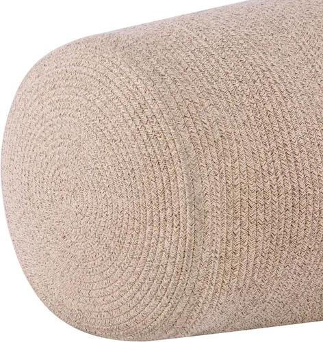 Miniatura 6 de Cesta de lavandería de cuerda de algodón YOUDENOVA, 105 l - Cesta de lavandería tejida plegable - Cesta de almacenamiento de ropa para cobijas
