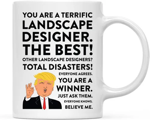 Miniatura 38 de Andaz Press Funny President Donald Trump - Taza de café de 11 onzas, excelente instructor aeróbico, paquete de 1, taza de cerámica para beber