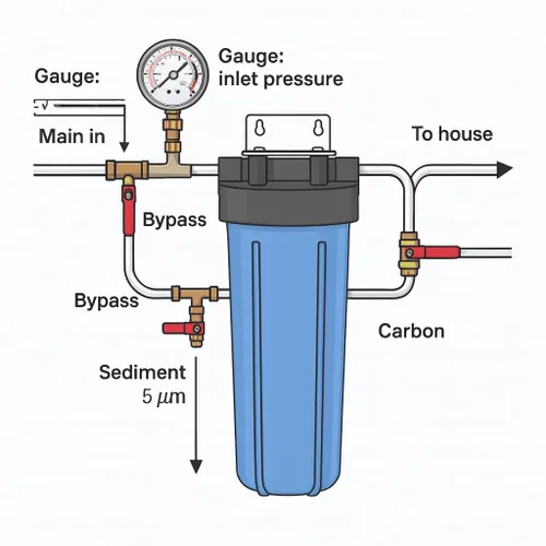 Miniatura 3 de Max Water Medidor de presión en seco vertical de 2.5 pulgadas, escala dual de 0 a 150 PSI, medidor de acero inoxidable NPT de 1/8 pulgadas